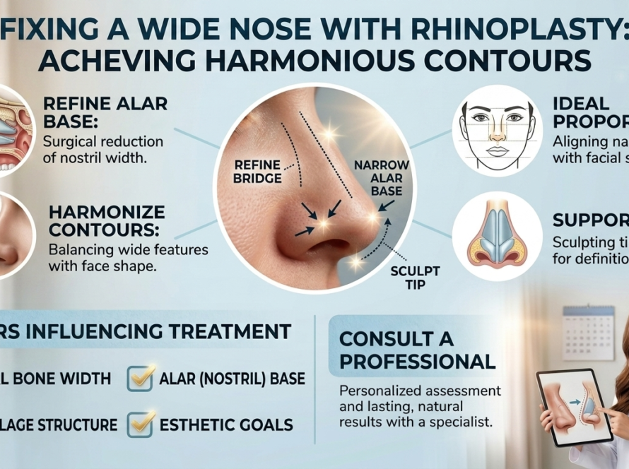 Wide Nose Rhinoplasty
