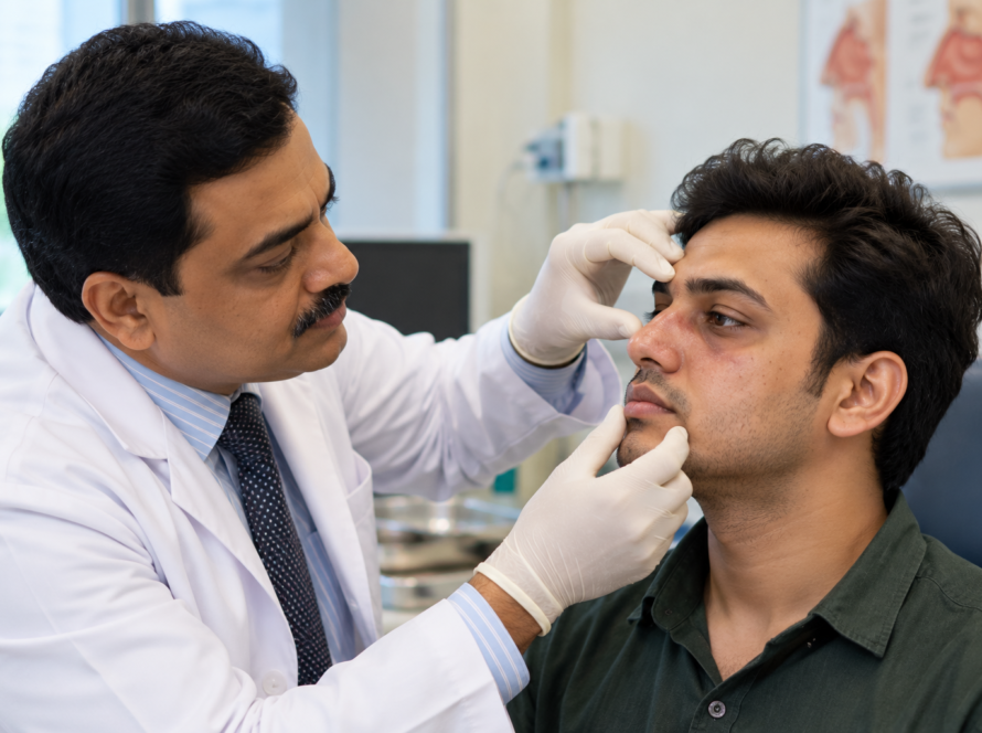 broken nose reset timing