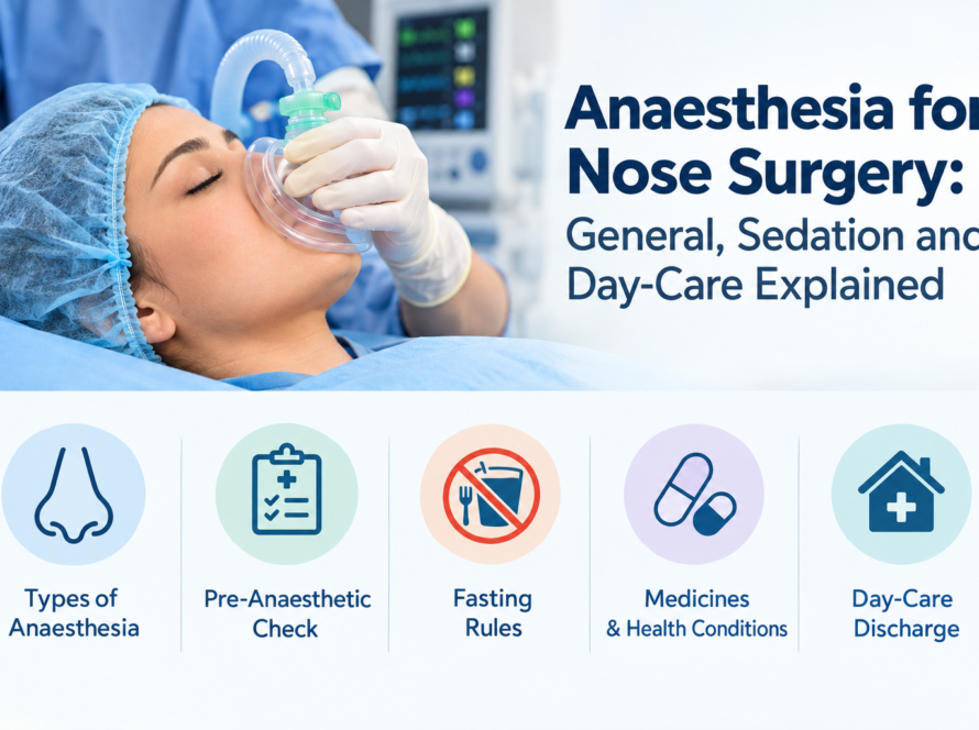 anaesthesia for rhinoplasty
