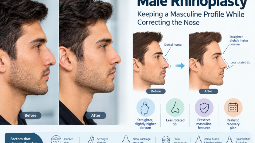 male rhinoplasty