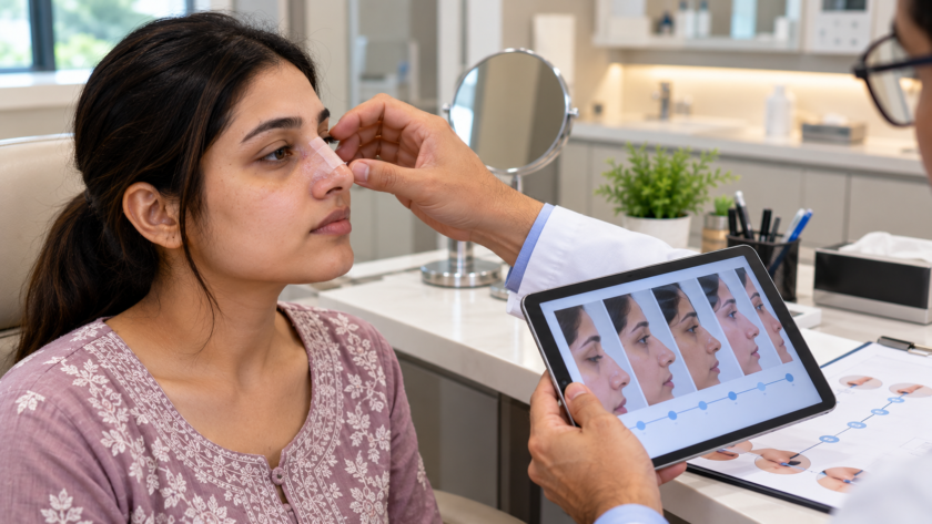 nose surgery follow up visits in Surat