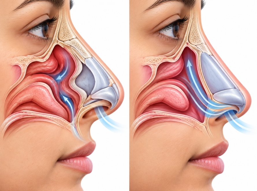 Deviated Septum Airflow Comparison