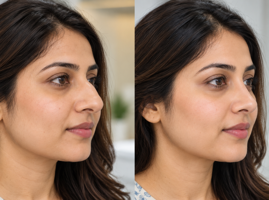 Subtle Rhinoplasty Before and After