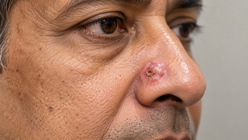 basal cell carcinoma on nose treatment