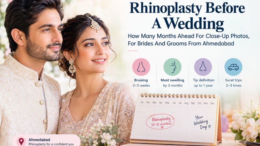 rhinoplasty before wedding how many months
