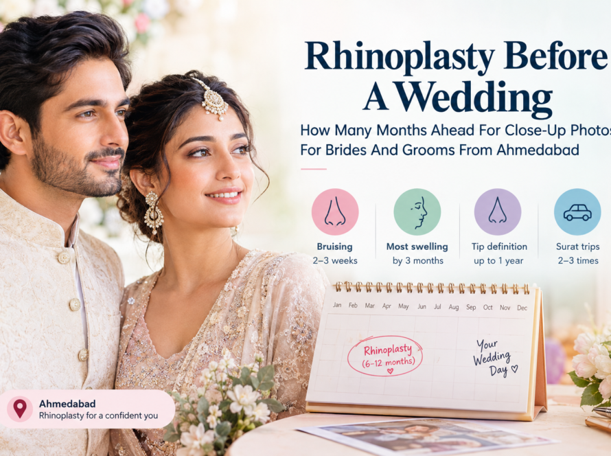 rhinoplasty before wedding how many months