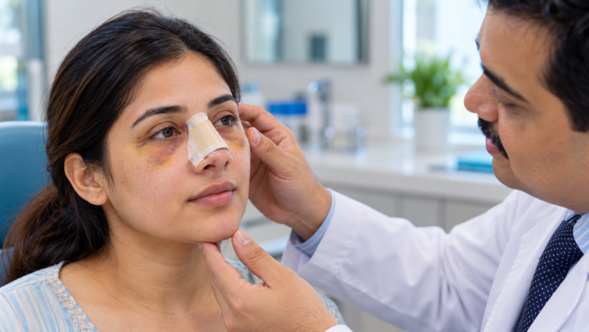 swelling after rhinoplasty