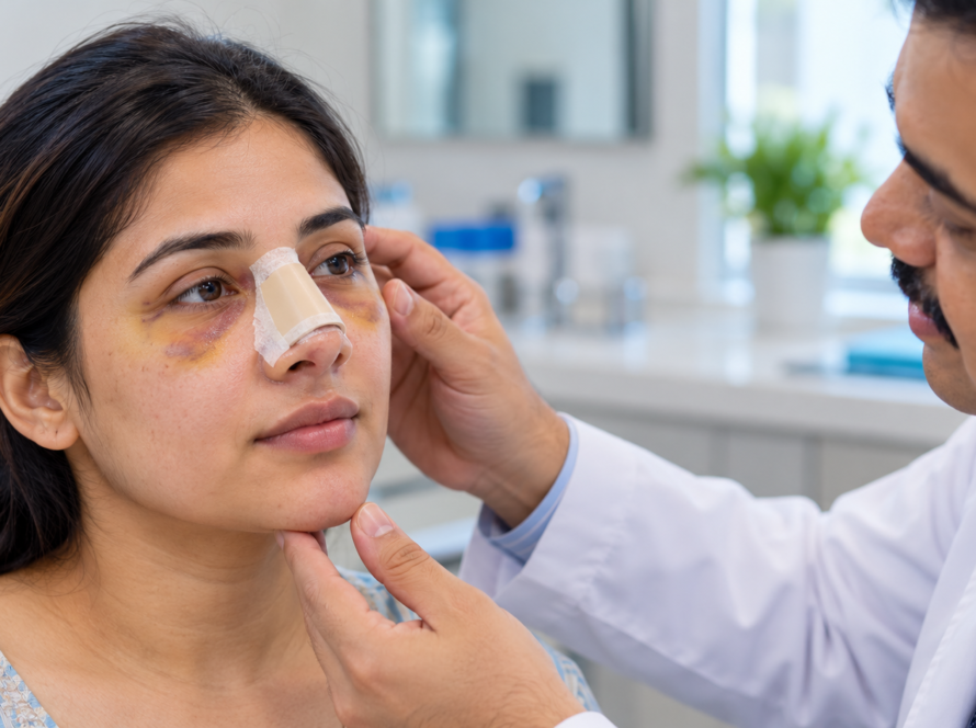 swelling after rhinoplasty